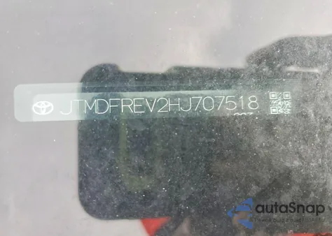 2017 Toyota Rav4 Limited z USA, uszkodzony, nr VIN JTMDFREV2HJ707518